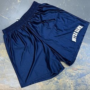 Notre Dame Fighting Irish NCAA Shiny Navy Blue Shorts XXL